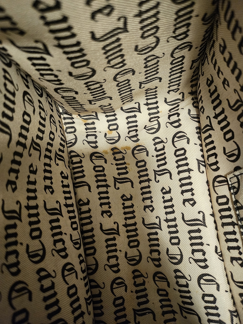 Juicy Couture Black and White Logo Shoulder Tote - Picture 8 of 9